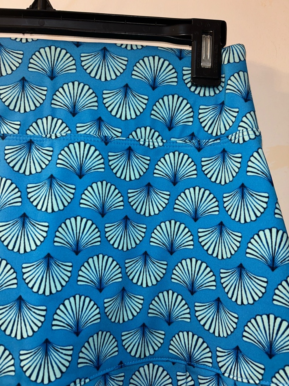 Sigrid Olsen Blue Shell-Print Tennis and Golf Skorts, Sz XS - Picture 3 of 9